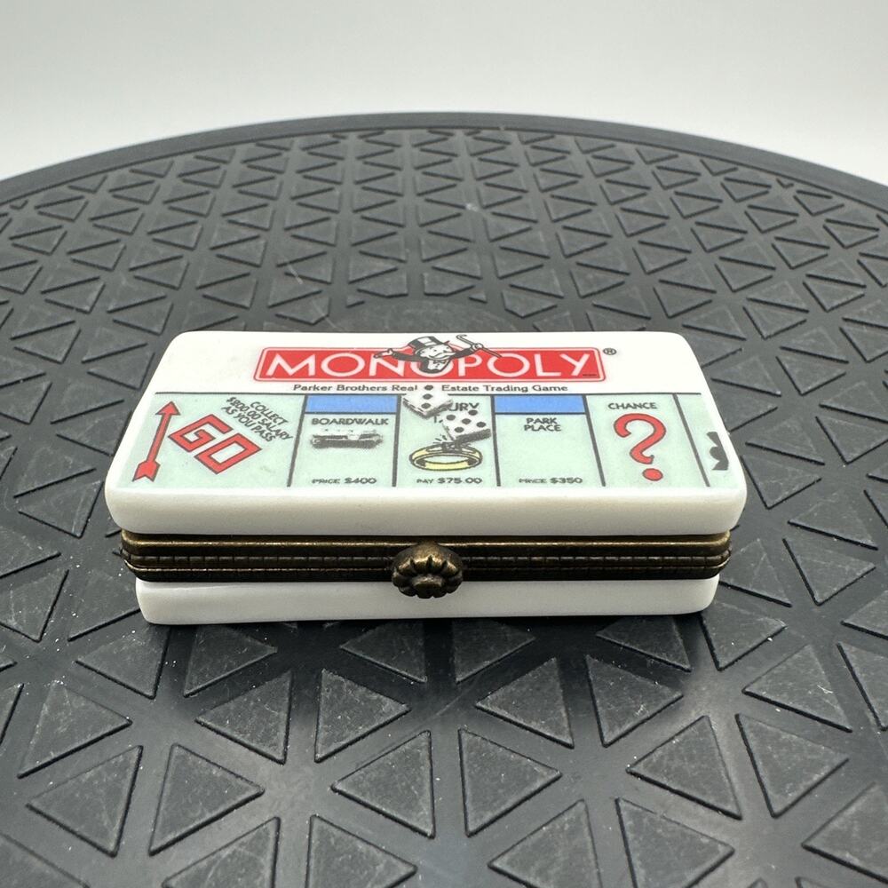 Monopoly Board Game Trinket Pill Box